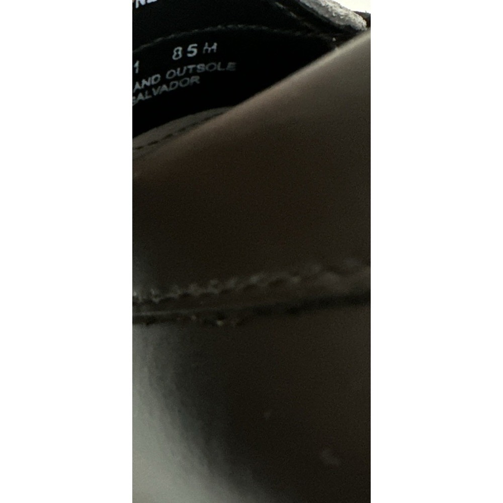 G.H. Bass Weejuns Whitney Shoes Penny Loafers Black White Leather Oxfords 8.5 M - Picture 7 of 8